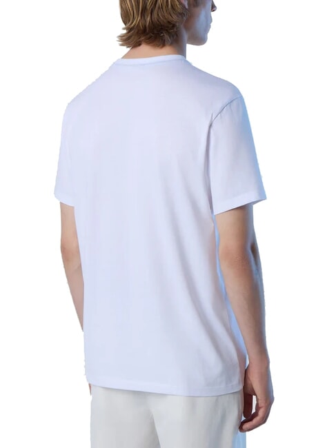 NEWPORT T-shirt en coton avec logo en forme d'arche blanc - T-shirt