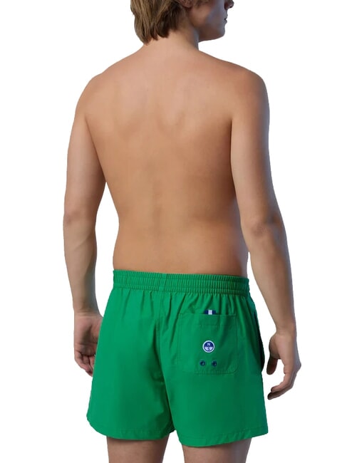 VOLLEY Costume de boxeur avec logo lat&eacute;ral abeille verte - Maillots de bain