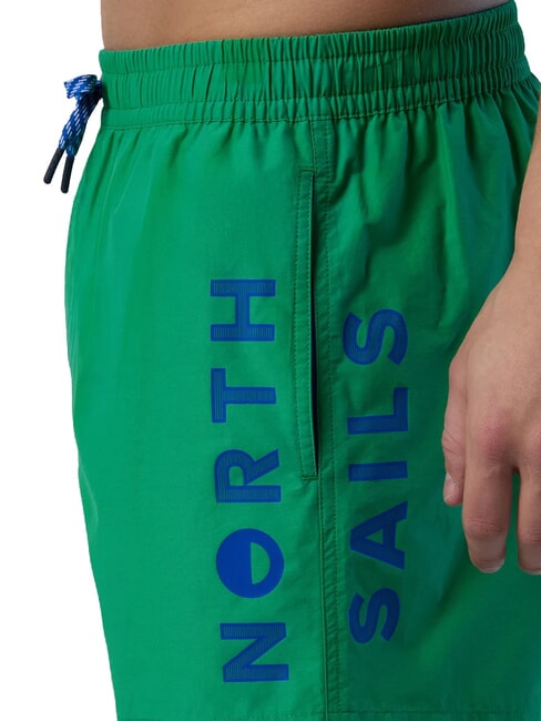 VOLLEY Costume de boxeur avec logo lat&eacute;ral abeille verte - Maillots de bain