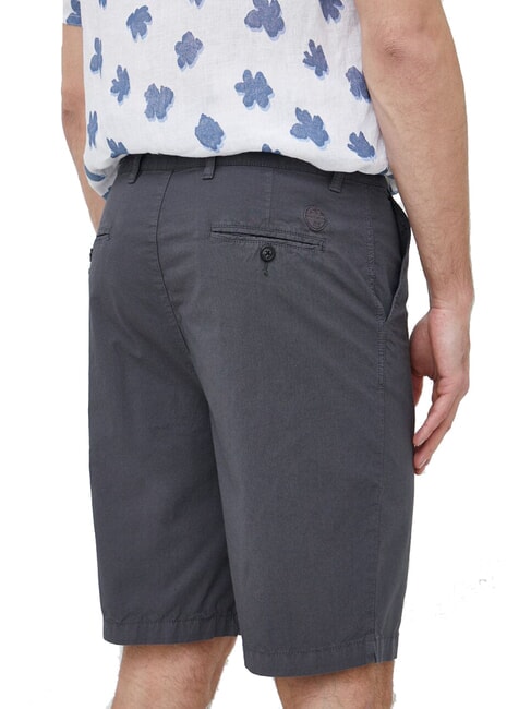 FREEDOM Short chino en coton asphalte - Pantalon