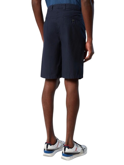 FREEDOM Short chino en coton bleu marine - Pantalon