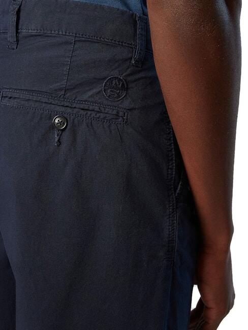 FREEDOM Short chino en coton bleu marine - Pantalon