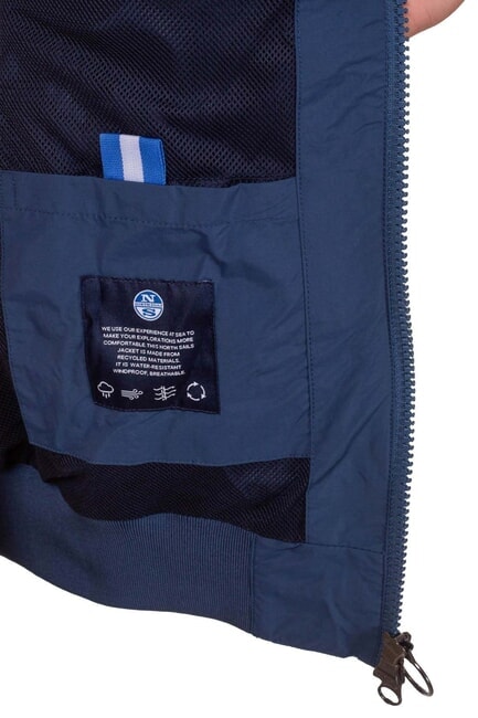 SAILOR Veste l&eacute;g&egrave;re zipp&eacute;e jean fonc&eacute; - Vestes pour hommes