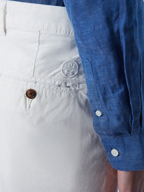 FREEDOM Short chino en coton blanc - Pantalon