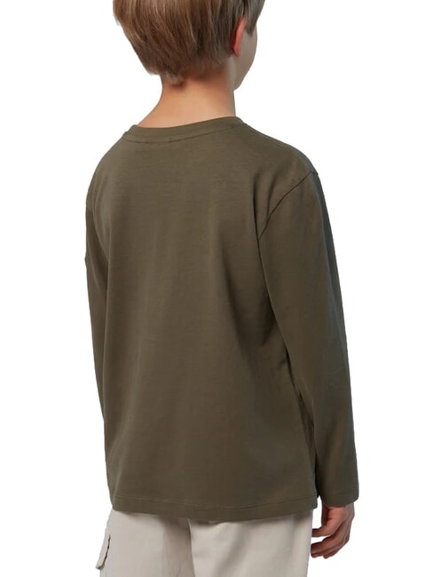 GRAPHIC KIDS chemise en coton à manches longues feuilles de thé - Tee-shirt enfant