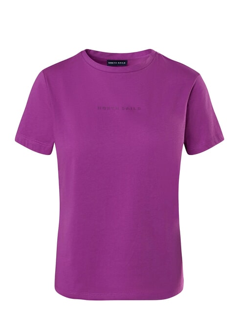 BASIC T-shirt en coton à manches courtes mauve - T-shirt