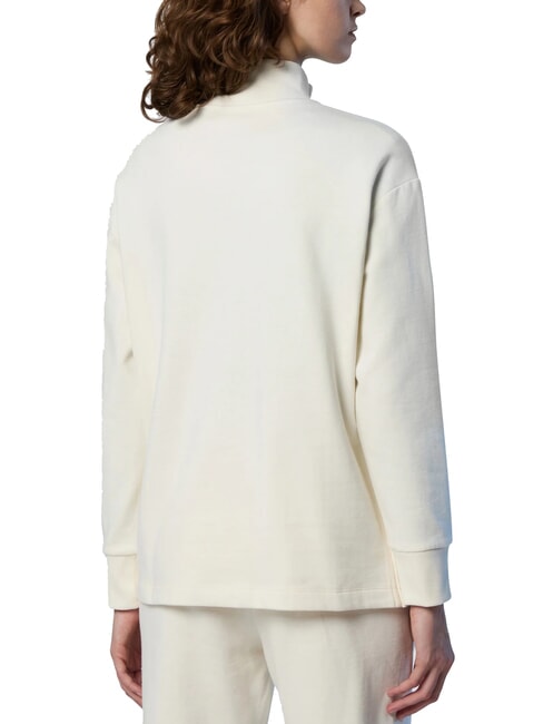 BASIC Sweat-shirt à col roulé en coton Guimauve - Sweat-shirts pour femmes