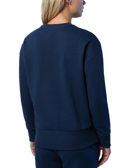 BASIC Sweat-shirt ras du cou en coton bleu marine - Sweat-shirts pour femmes