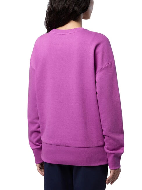 BASIC Sweat-shirt ras du cou en coton mauve - Sweat-shirts pour femmes
