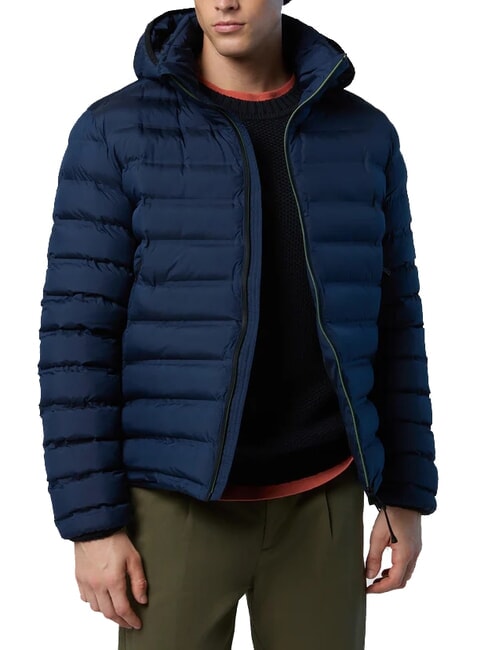 LASER PUFFER Doudoune mi-longue bleu marine - Doudounes homme