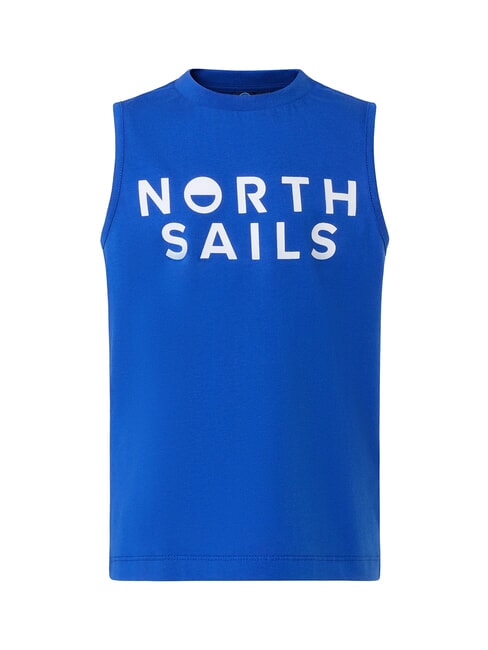 PRINTED KIDS Pull à emmanchures en coton surf bleu - Tee-shirt enfant