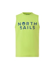 NORTH SAILS PRINTED KIDS Pull à emmanchures en coton chaux acide - Tee-shirt enfant - 4