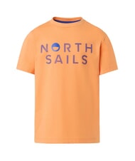 NORTH SAILS STRIPED KIDS T-shirt à manches courtes Tangerine - Tee-shirt enfant - 4