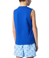 NORTH SAILS PRINTED KIDS Pull à emmanchures en coton surf bleu - Tee-shirt enfant - 2