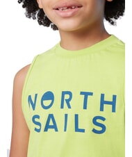 NORTH SAILS PRINTED KIDS Pull à emmanchures en coton chaux acide - Tee-shirt enfant - 3
