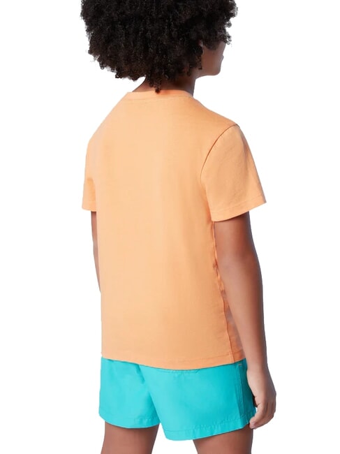 STRIPED KIDS T-shirt &agrave; manches courtes Tangerine - Tee-shirt enfant
