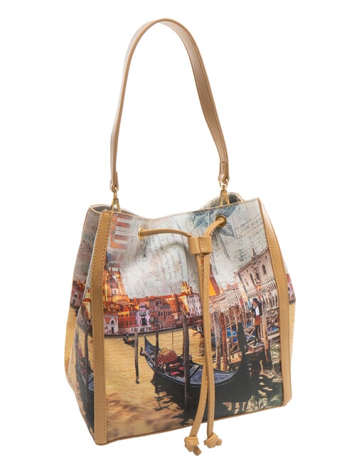 CITY LIFE Sac seau &agrave; bandouli&egrave;re romantique - Sacs pour Femme