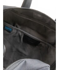 PIQUADRO BRIEF ECOLOGICA  Sac à dos à double poignée, porte-cartes 13" Noir - Sacs à dos pour ordinateur portable - 5