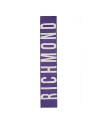 JOHN RICHMOND ZAMIG Écharpe longue à logo violet - Écharpes - 2