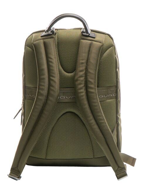 LINK Sac à dos en cuir et tissu, support pc 15,6" VERT - Sacs à dos pour ordinateur portable