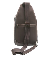 PIQUADRO BLACK SQUARE Sac à dos asymétrique en cuir - Sacs à dos pour ordinateur portable