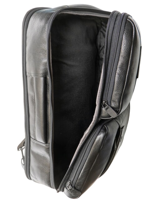 P15 PLUS Sac à dos en cuir pour pc 17" Noir - Sacs à dos pour ordinateur portable