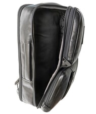 PIQUADRO P15 PLUS Sac à dos en cuir pour pc 17" Noir - Sacs à dos pour ordinateur portable - 4