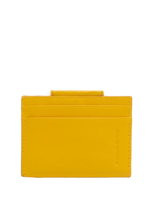 URBAN Porte-monnaie / porte-cartes en cuir jaune - Portefeuilles Homme