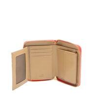 LOVE MOSCHINO LOGO ITALICS Portefeuille zippé ROUGE - Portefeuilles Femme - 2