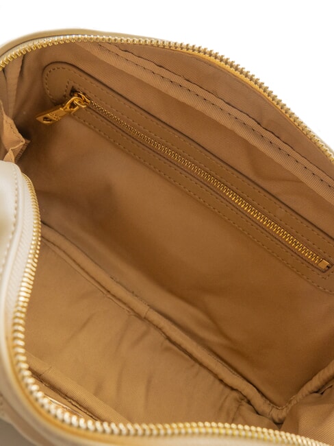 QUILTED Sac à bandoulière avec poignée en chaîne Ivoire - Sacs pour Femme