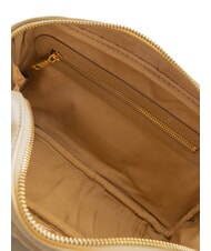 LOVE MOSCHINO QUILTED Sac à bandoulière avec poignée en chaîne Ivoire - Sacs pour Femme - 5