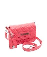 LOVE MOSCHINO QUILTED S Mini sac à bandoulière fuchsia - Sacs pour Femme - 2