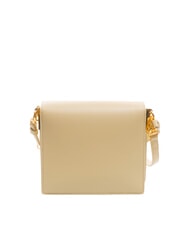 LOVE MOSCHINO CURSIVE LOGO Sac à bandoulière avec bandoulière beige - Sacs pour Femme - 4