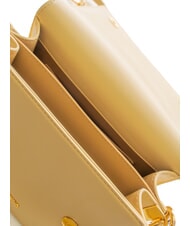 LOVE MOSCHINO CURSIVE LOGO Sac à bandoulière avec bandoulière beige - Sacs pour Femme - 5