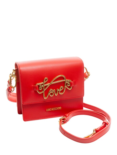 CURSIVE LOGO Sac à bandoulière avec bandoulière ROUGE - Sacs pour Femme