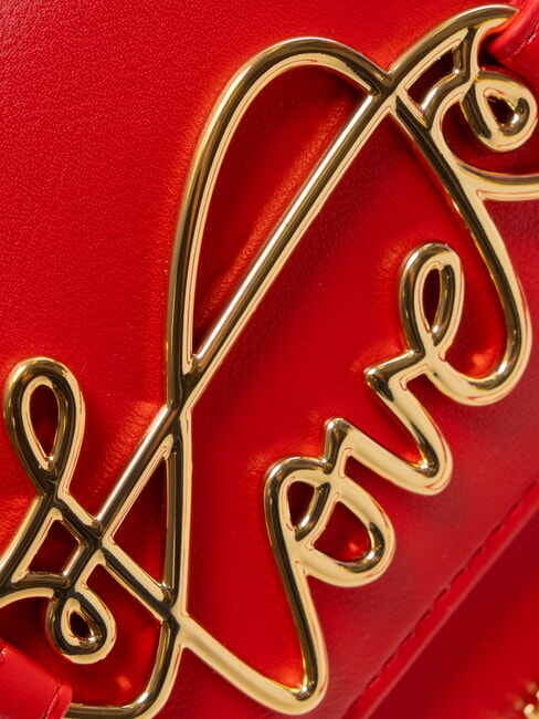 CURSIVE LOGO Sac à bandoulière avec bandoulière ROUGE - Sacs pour Femme