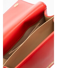 LOVE MOSCHINO CURSIVE LOGO Sac à bandoulière avec bandoulière ROUGE - Sacs pour Femme - 5