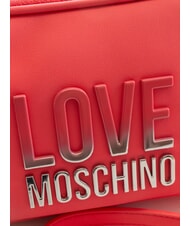 LOVE MOSCHINO BIG LETTERING Mini sac à bandoulière fuchsia - Sacs pour Femme - 3