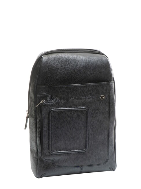 VIBE Sac à bandoulière en cuir Noir - Sacs en Bandoulières pour Homme