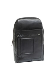 PIQUADRO VIBE Sac à bandoulière en cuir Noir - Sacs en Bandoulières pour Homme - 3