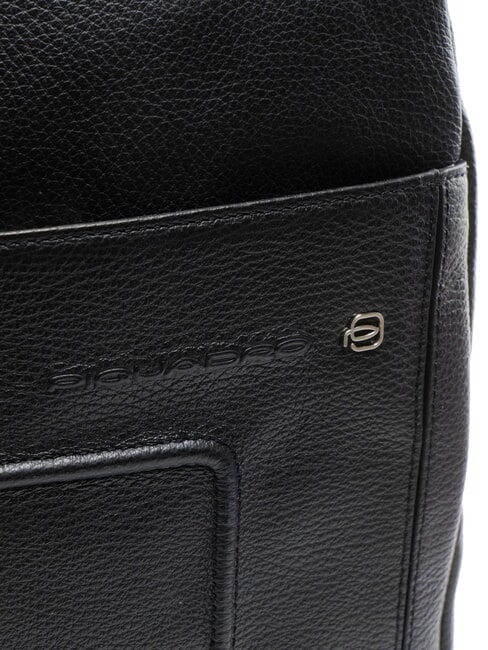 VIBE Sac à bandoulière en cuir Noir - Sacs en Bandoulières pour Homme