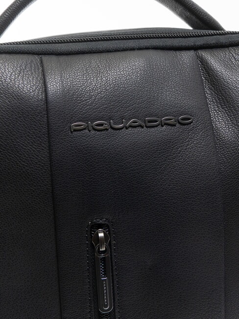 URBAN BTOB Sac à dos en cuir pour ordinateur portable 15,6" Noir - Sacs à dos pour ordinateur portable