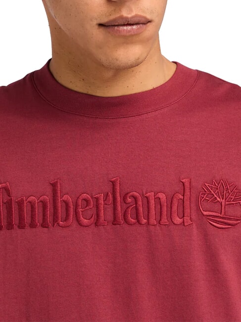 EMBROIDERY TONAL T-shirt en cotton cordouan - T-shirt