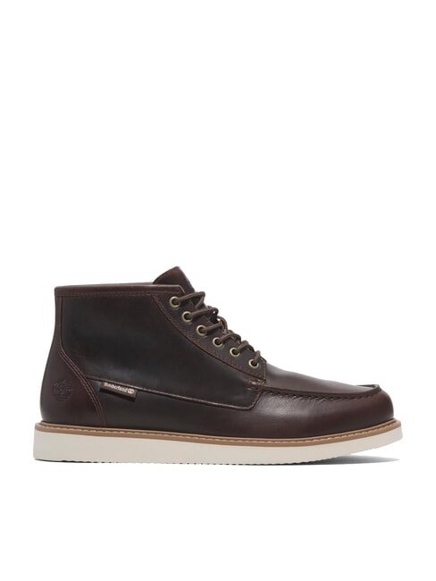 NEWMARKET MID  Bottines en cuir pleine fleur brun moyen - Chaussures Homme