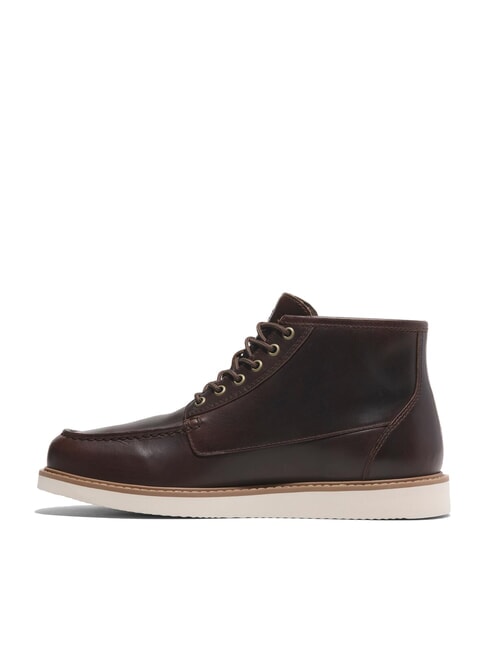 NEWMARKET MID  Bottines en cuir pleine fleur brun moyen - Chaussures Homme