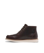 TIMBERLAND NEWMARKET MID  Bottines en cuir pleine fleur brun moyen - Chaussures Homme - 3