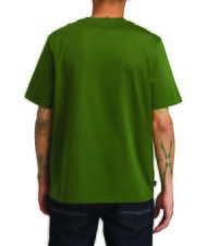 TIMBERLAND EMBROIDERY TONAL T-shirt en cotton noir/vert forêt - T-shirt - 2