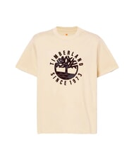 TIMBERLAND HOLIDAY FRONT GRAPHIC T-shirt en coton angora - T-shirt - 4