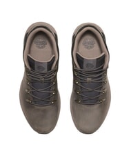 TIMBERLAND SPRINT TREKKER MID  Bottines en cuir  gris moyen pleine fleur - Chaussures Homme - 5
