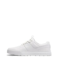 TIMBERLAND MAPLE GROVE Baskets en cuir blanc pleine fleur - Chaussures Homme - 3